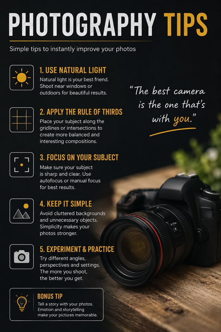 Photography Tips Every Beginner Should Know